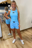 Turq Lulu Mac Solid Shorts