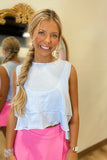 Flowy Athletic Tank Blue
