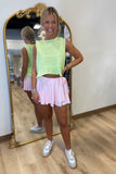 Flowy Athletic Tank Lime