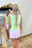 Flowy Wrap Athletic Skort Pink