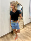 Another Love Maddie Rib Tee -black