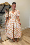 Glowing Garden Midi Dress