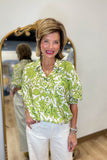 Flora N Fauna Top Green