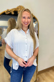 Cool Breeze Button Down Shirt Bone