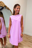 High Society Draped Dress Pink