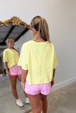 Easy Wear Pocket Tee Yellow