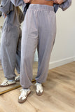 Izzy Mineral Wash Jogger Set Mocha