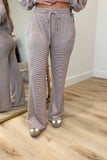 Cabin Cozy Striped Set Mocha
