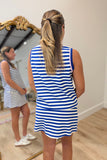Polo Skort Set Navy Blue
