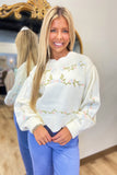 Garden Whimsy Sweater Cream