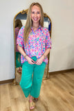 Pink Seashells Top