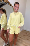 RD Style Evie French Terry Top Corn