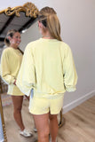 RD Style Evie French Terry Top Corn