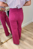 Dear John Fiona Wide Leg Jean Tibetan Red