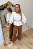 Rowan Belt Top Cream