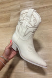 Claire Ankle Boot Off White