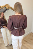 Rowan Belt Top Brown