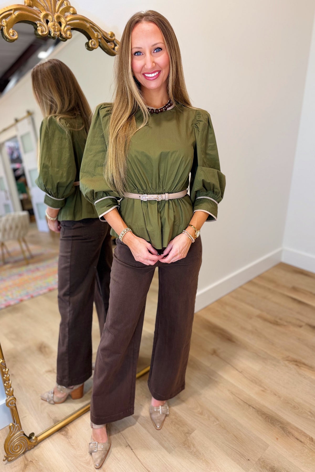 Rowan Belt Top Olive