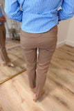 Renuar Woven Ankle Pant Tan