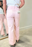 Bayeas Luna Wide Leg Jean Peach Pink