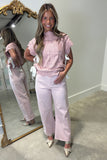 Tied Together Sweater Vest Pink