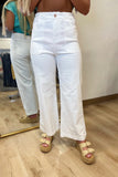 Pork Chop Pocket Pants Off White