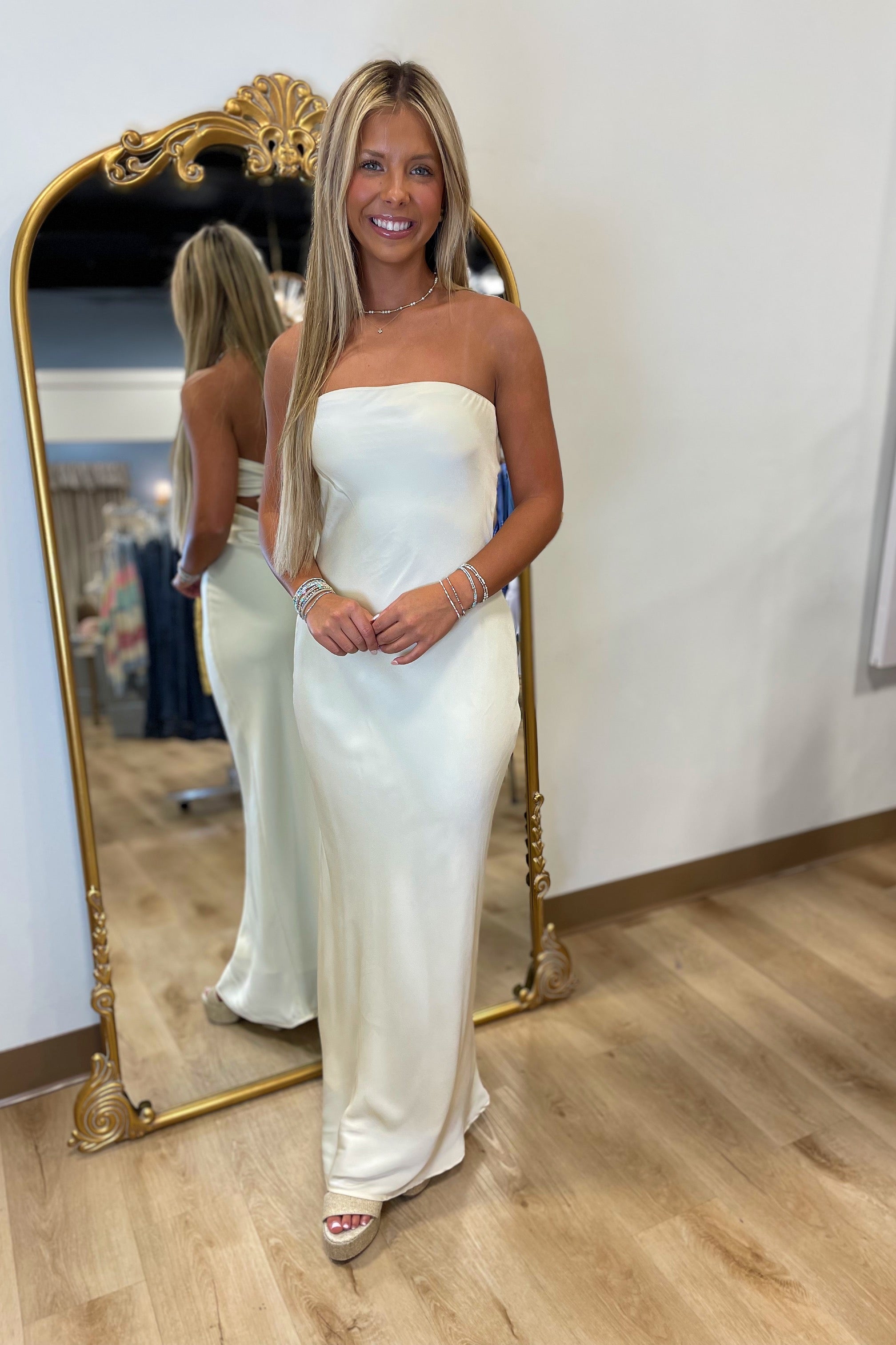 Golden Gala Maxi Dress Butter Yellow