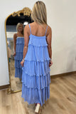 Periwinkle Tiers Maxi Dress