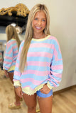 Better Together Striped Pullover Blue/Pink