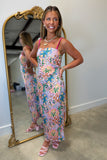 Malibu Palm Pleated Ruched Midi Dress