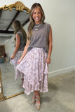 Floral Fever Skirt Blush RESTOCK