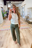 Lined in Color Button Sweater Tank Cream