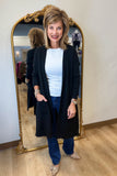 Renuar Knit Cardigan Sweater Black