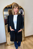 Renuar Knit Cardigan Sweater Black