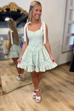 Tropic Twist Dress Lime