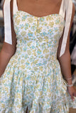 Tropic Twist Dress Lime