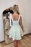 Tropic Twist Dress Lime