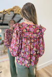 Berry Bliss Floral Top