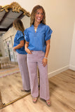Another Love Bristol Jean Berry Blush Stripe