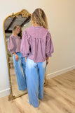 Cinched Up Wide Leg Jeans