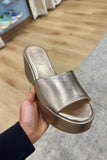 Shushop Ivy Platform Heel Gold