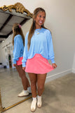 Mineral Wash A-line Mini Skort Cora
