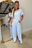 Skyline Striped Set Blue