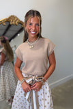 Soft and Sweet Cropped Sweater Beige