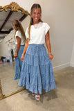 Polka Hontas Skirt Blue RESTOCK