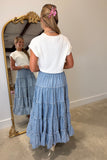 Polka Hontas Skirt Blue RESTOCK