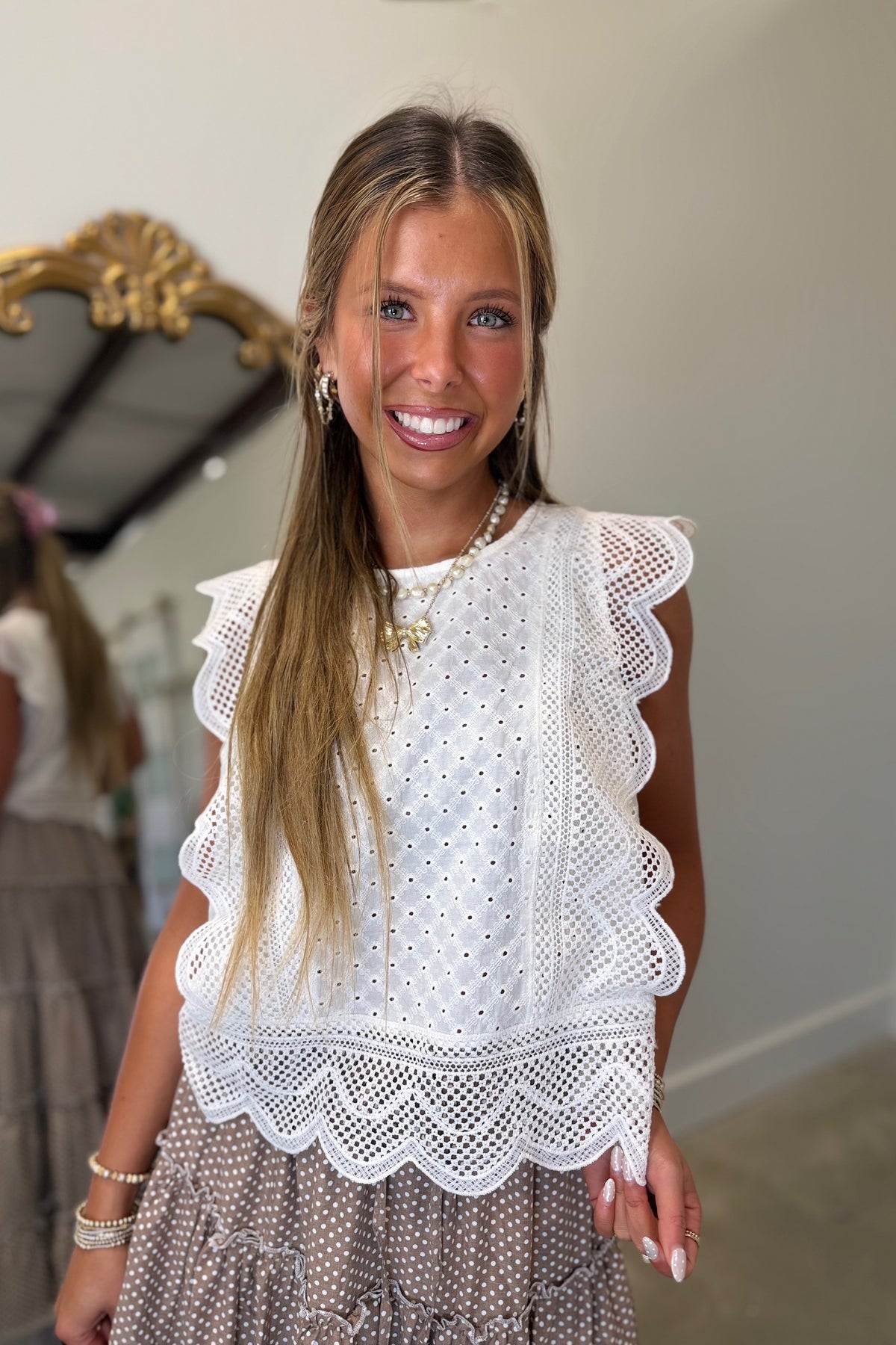 RD Style Meriane Sleeveless Top Natural