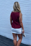 Tailgate Top Maroon