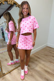 Dotty Delight Skort Set Pink