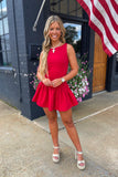 Rebel Red Dress w Bows
